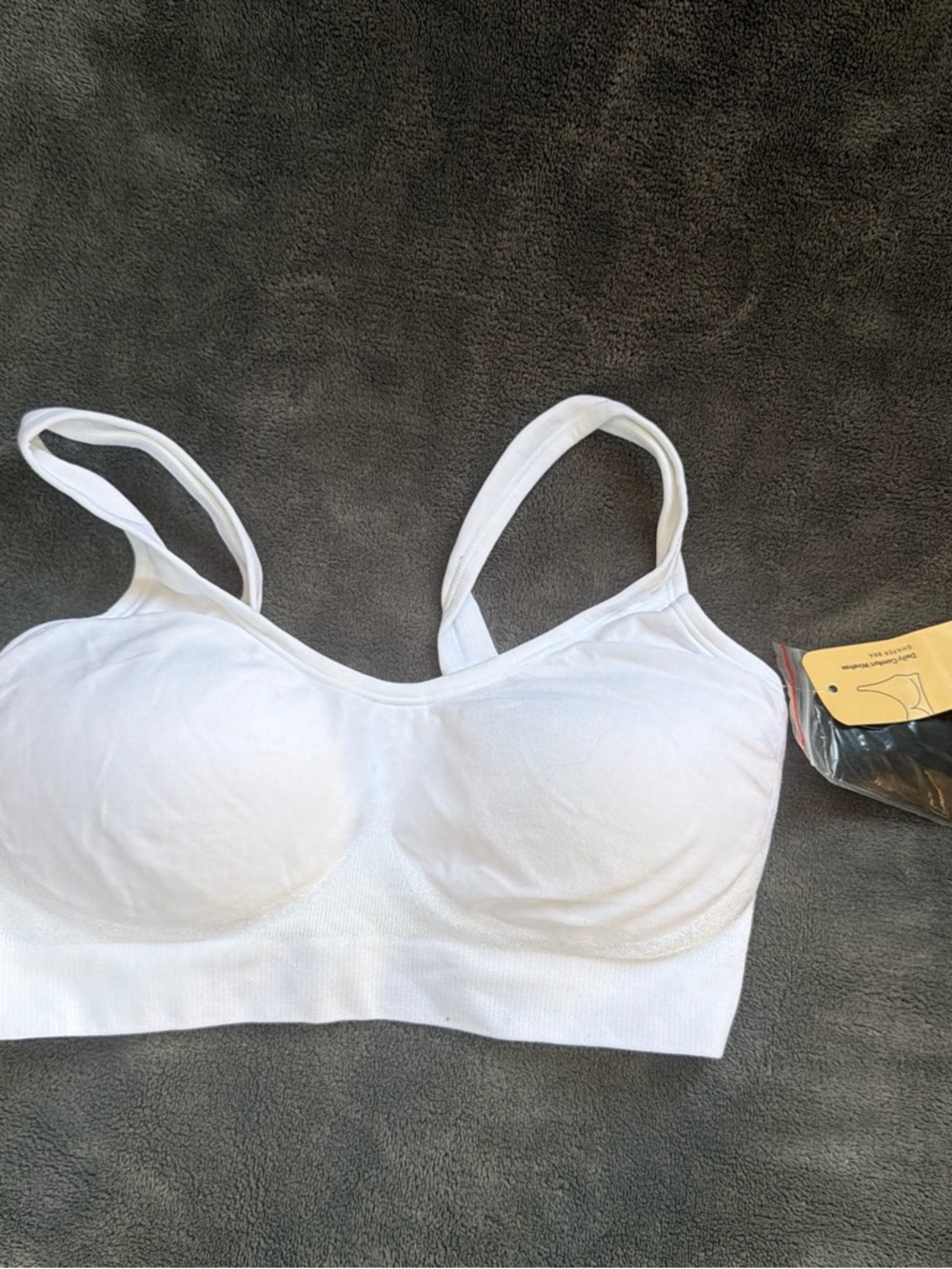 Everyday Seamless White Bralette for Women